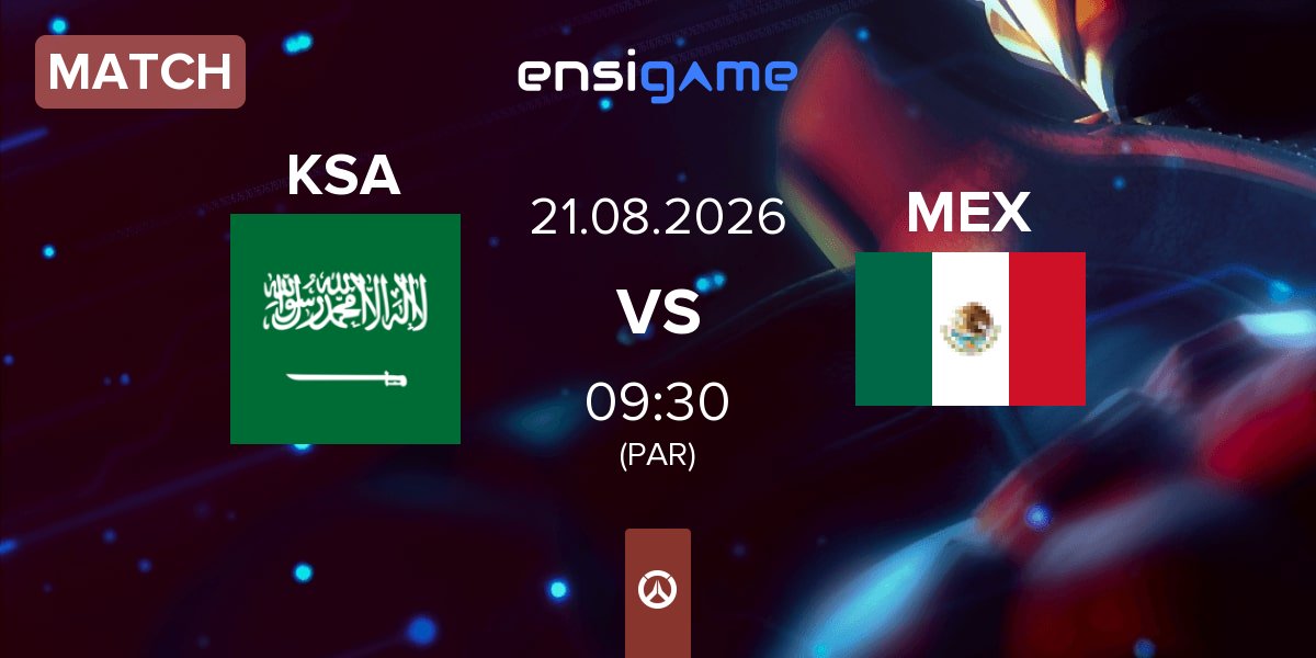 Partida Saudi Arabia KSA vs Mexico MEX | 21.08