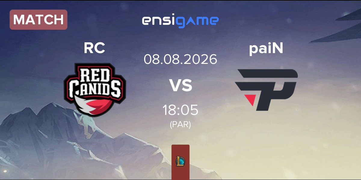 Match RED Canids RC vs paiN Gaming paiN | 08.08