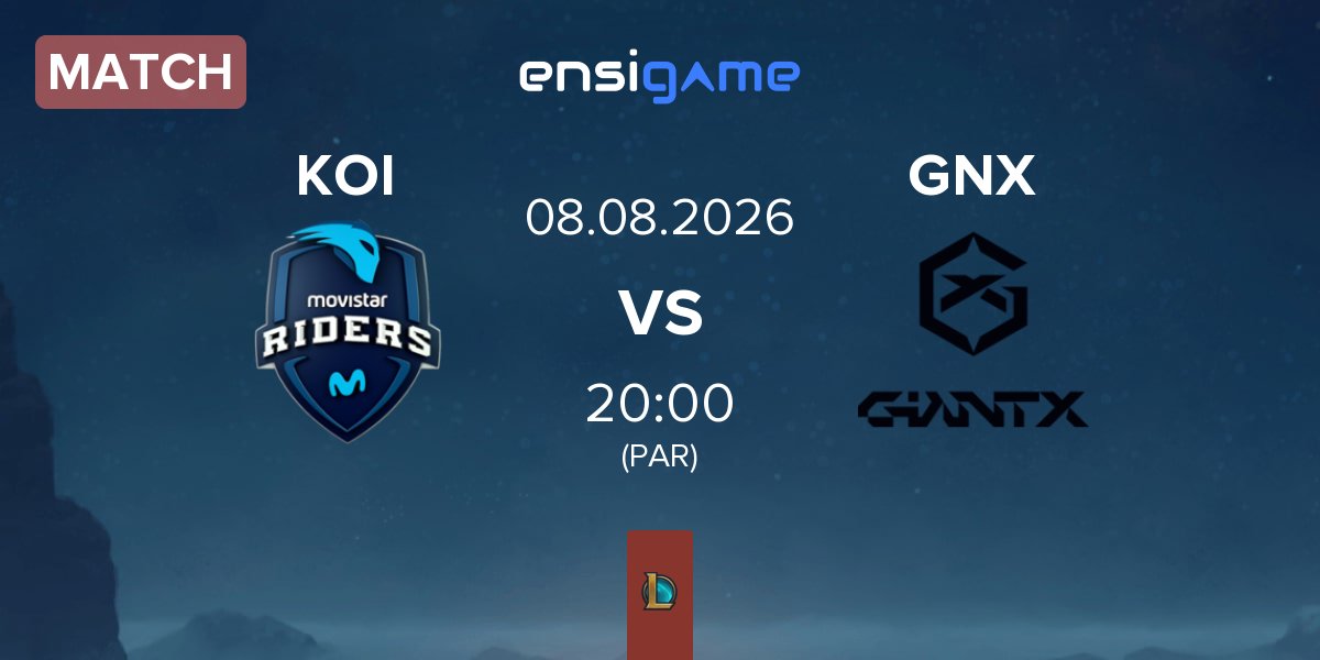 Partida Movistar KOI KOI vs GIANTX GNX | 08.08