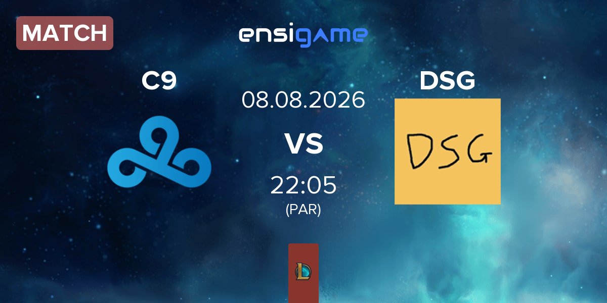 Partida Cloud9 C9 vs Disguised DSG | 08.08