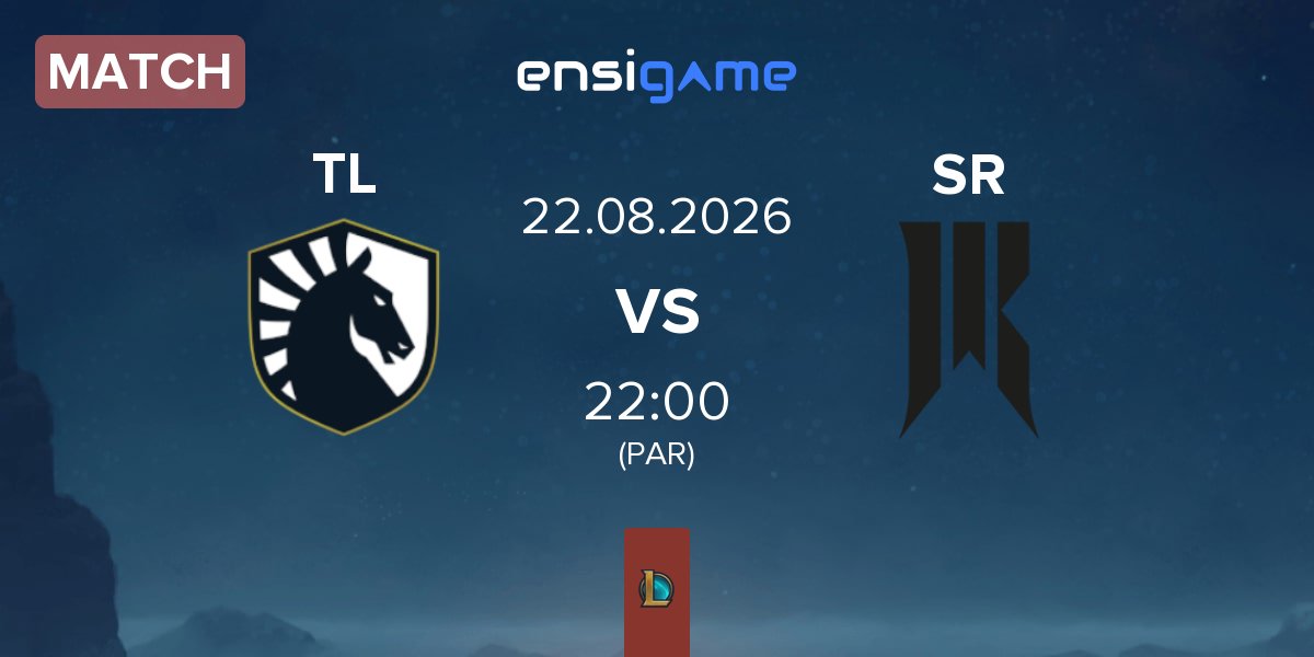 Match Team Liquid TL vs Shopify Rebellion SR | 22.08
