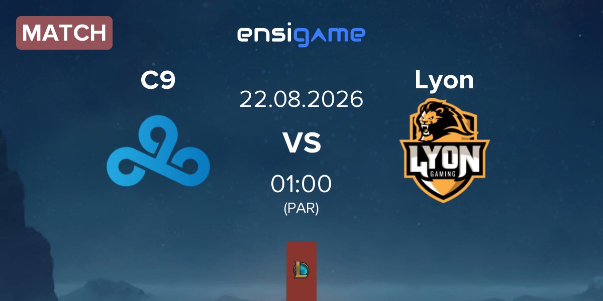 Match Cloud9 C9 vs Lyon Gaming Lyon | 22.08