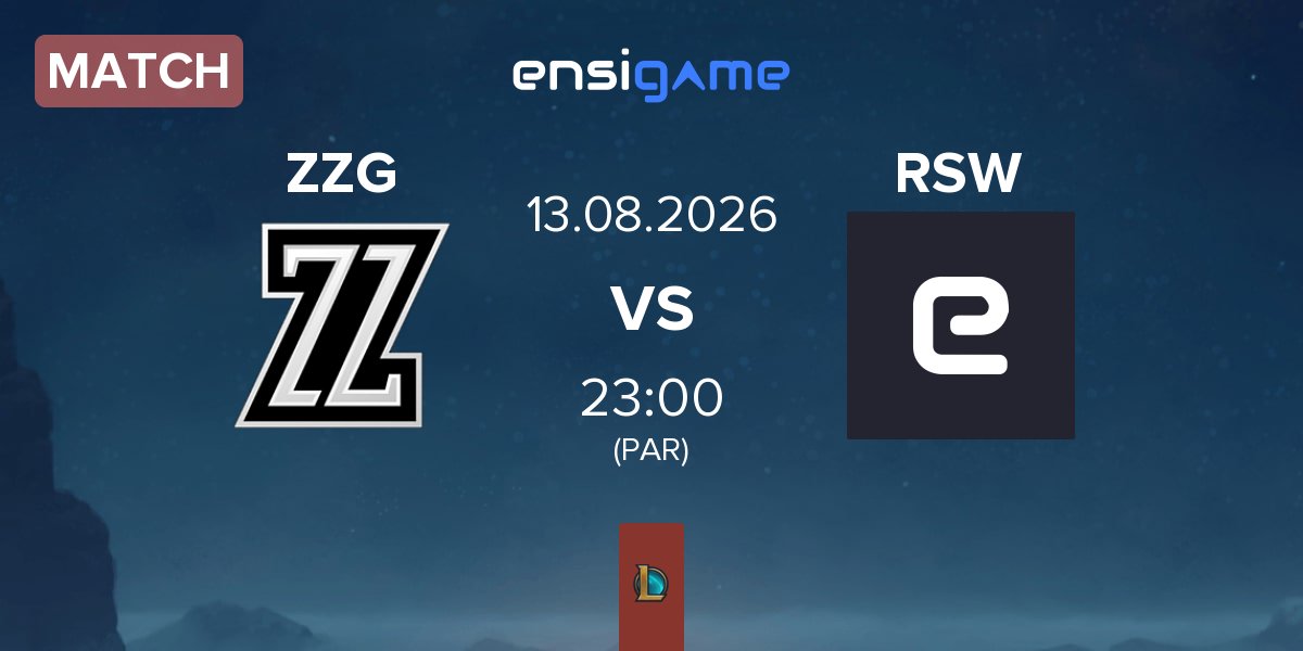 Partida ZeroZone Gaming ZZG vs Role Swappers RSW | 13.08