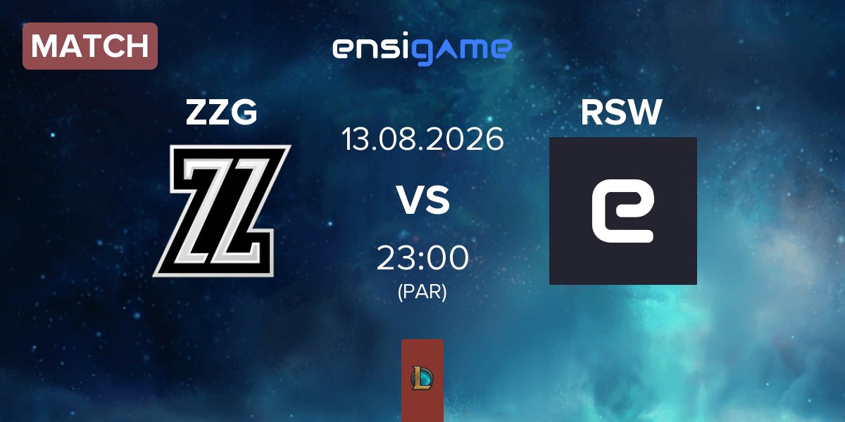 Match ZeroZone Gaming ZZG vs Role Swappers RSW | 13.08