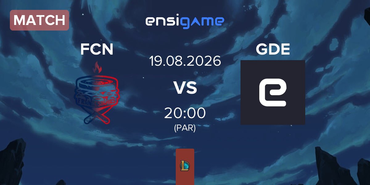 Partida Francesinhas FCN vs GD Esports GDE | 19.08