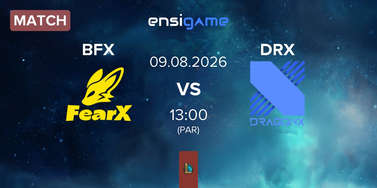 Partida BNK FearX BFX vs Kiwoom DRX DRX | 09.08