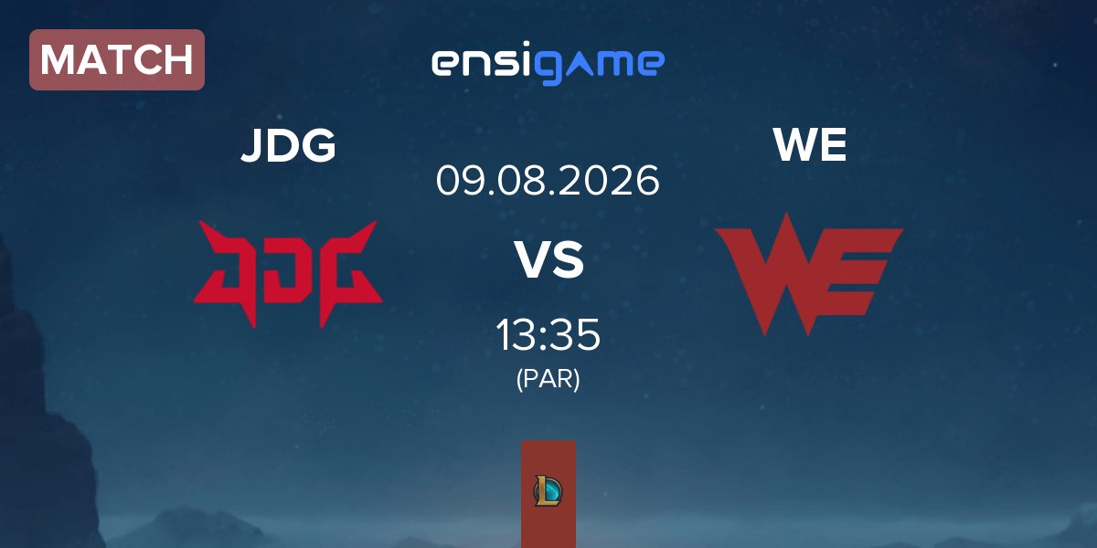 Partida JD Gaming JDG vs Team WE WE | 09.08