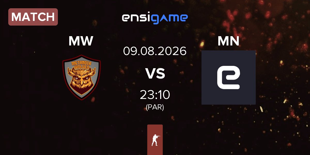 Partida Metanoia Wolves MW vs MEIA NOITE MN | 09.08