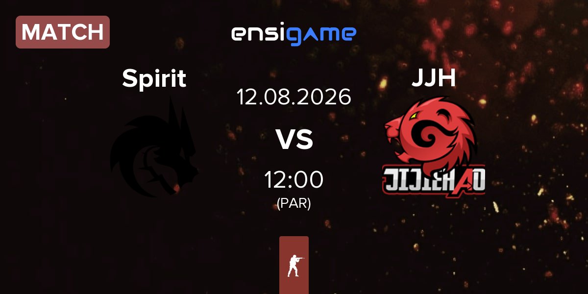 Match Team Spirit Spirit vs JiJieHao JJH | 12.08
