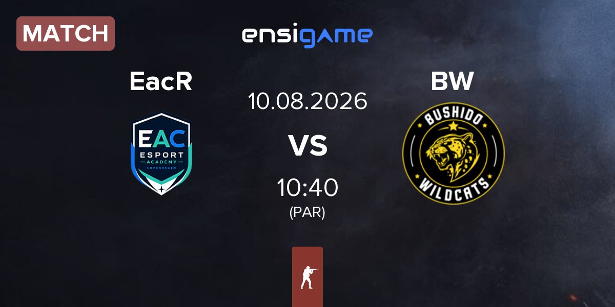 Match EAC Rising EacR vs Bushido Wildcats BW | 10.08