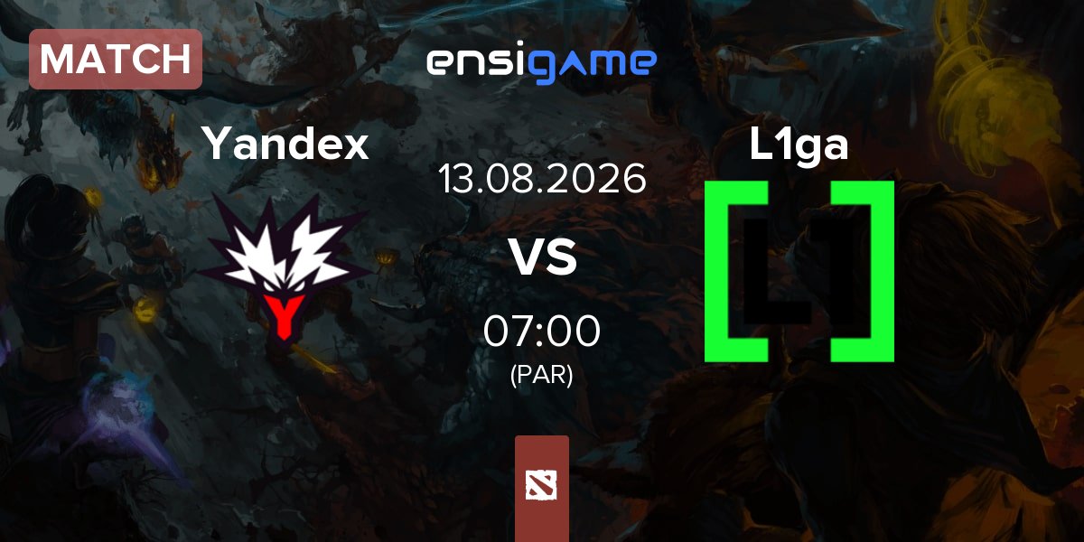 Match Team Yandex Yandex vs L1ga Team L1ga | 13.08