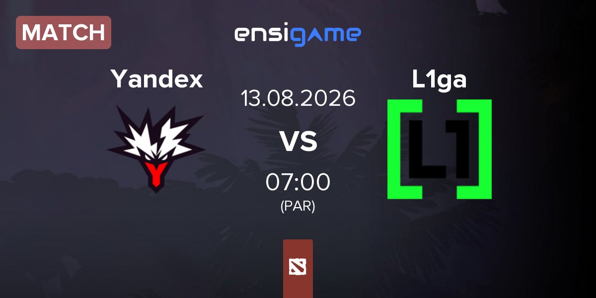 Partida Team Yandex Yandex vs L1ga Team L1ga | 13.08