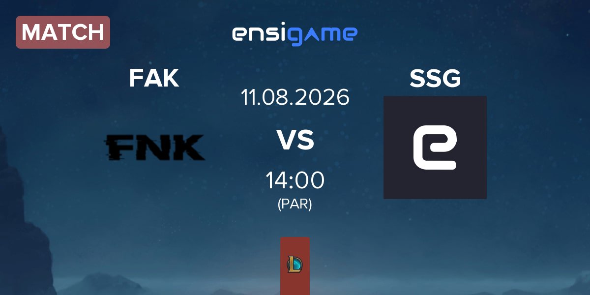 Partida Frank Esports FAK vs SillySilly Gaming SSG | 11.08
