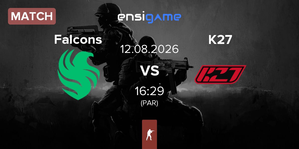 Match Team Falcons Falcons vs K27 | 12.08