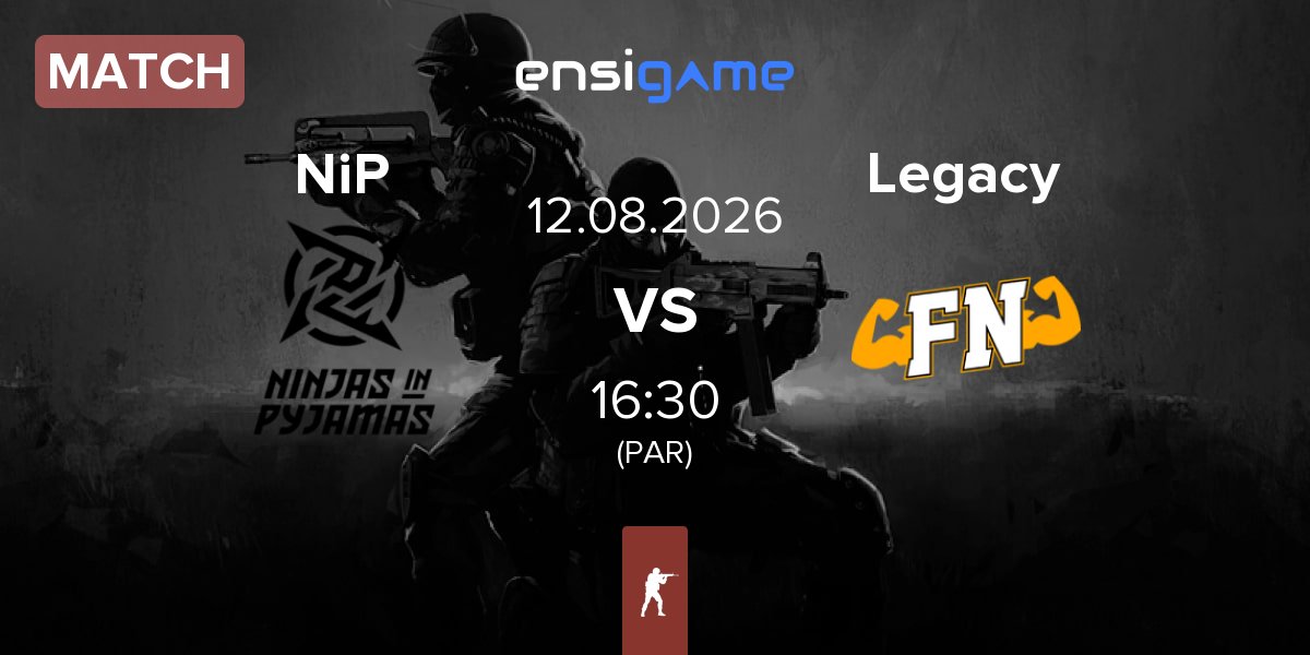 Partida Ninjas in Pyjamas NiP vs Legacy | 12.08