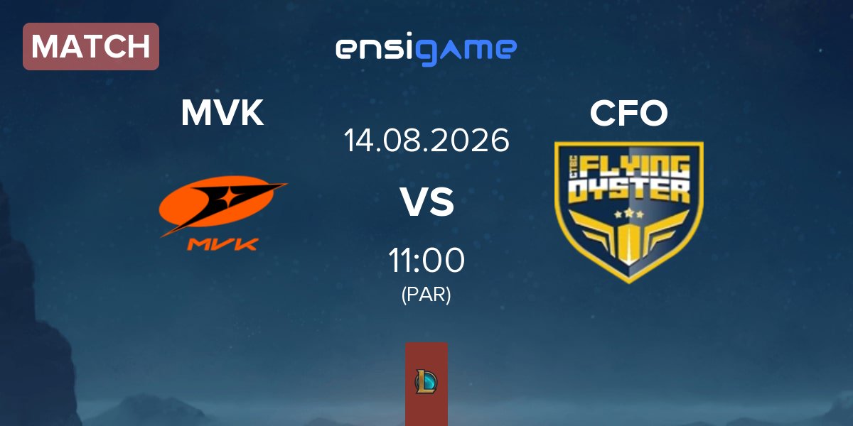 Match MVK Esports MVK vs CTBC Flying Oyster CFO | 14.08