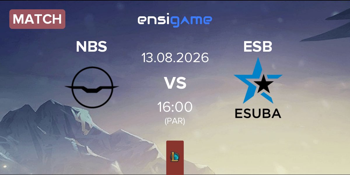 Match Nightbirds NBS vs eSuba ESB | 13.08