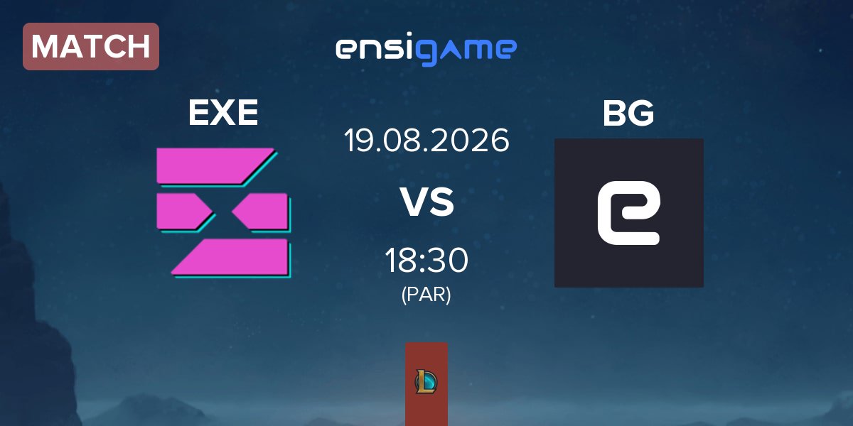 Partida EXILE esports EXE vs Bohemian Guardians BG | 19.08