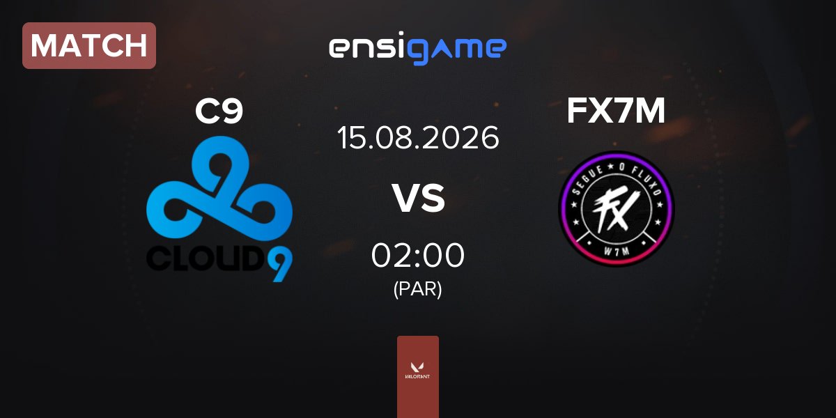 Partida Cloud9 C9 vs Fluxo W7M FX7M | 15.08