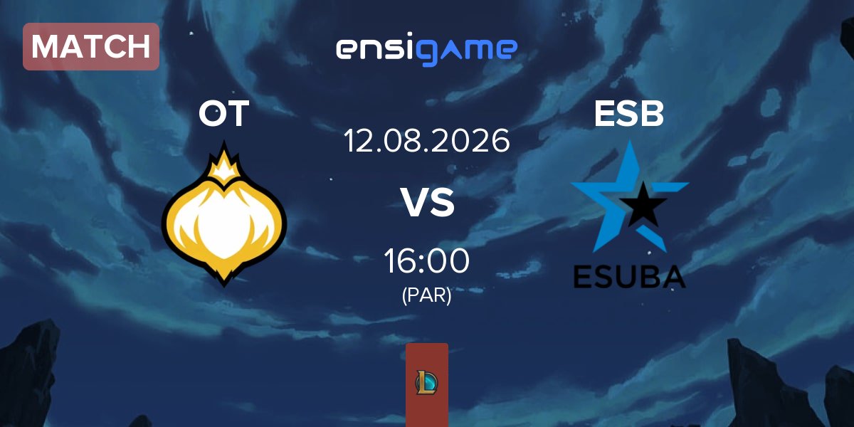 Partida Onion Team OT vs eSuba ESB | 12.08