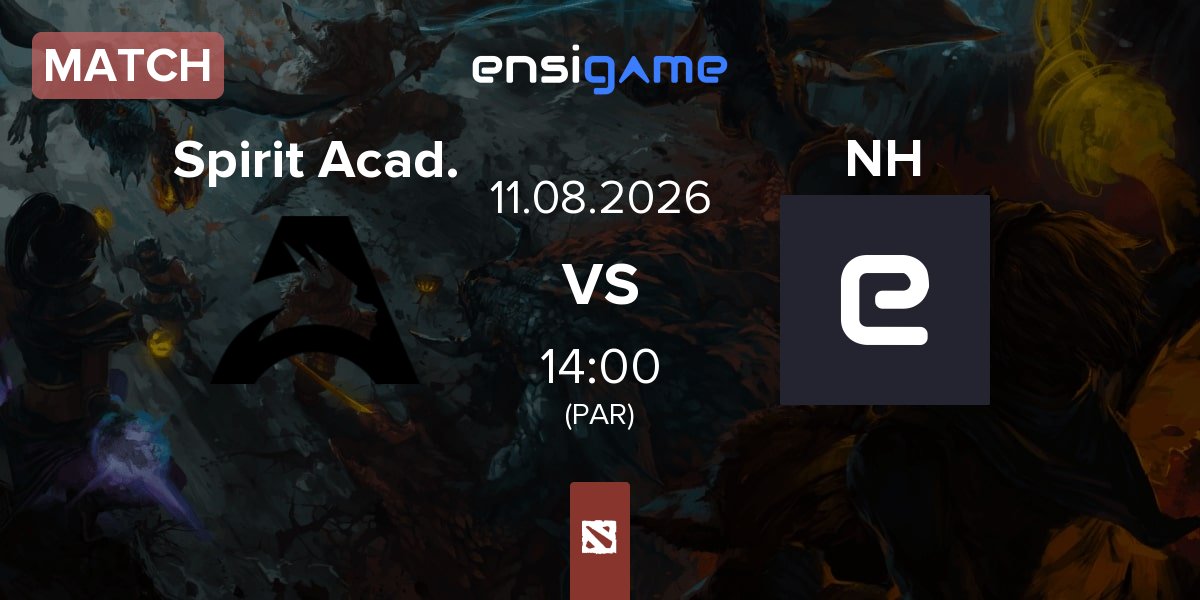 Match Team Spirit Academy Spirit Acad. vs No Hoodwink NH | 11.08