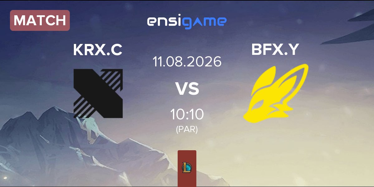 Partida Kiwoom DRX Challengers KRX.C vs BNK FearX Youth BFX.Y | 11.08
