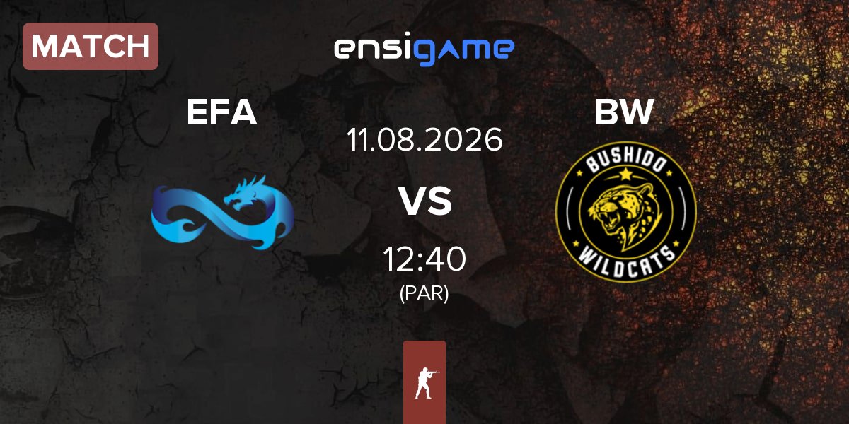 Match Eternal Fire Academy EFA vs Bushido Wildcats BW | 11.08