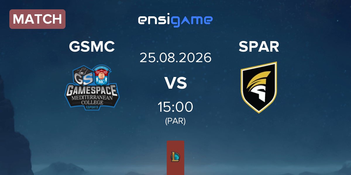 Match Gamespace Mediterranean College Esports GSMC vs Spartans EU SPAR | 25.08