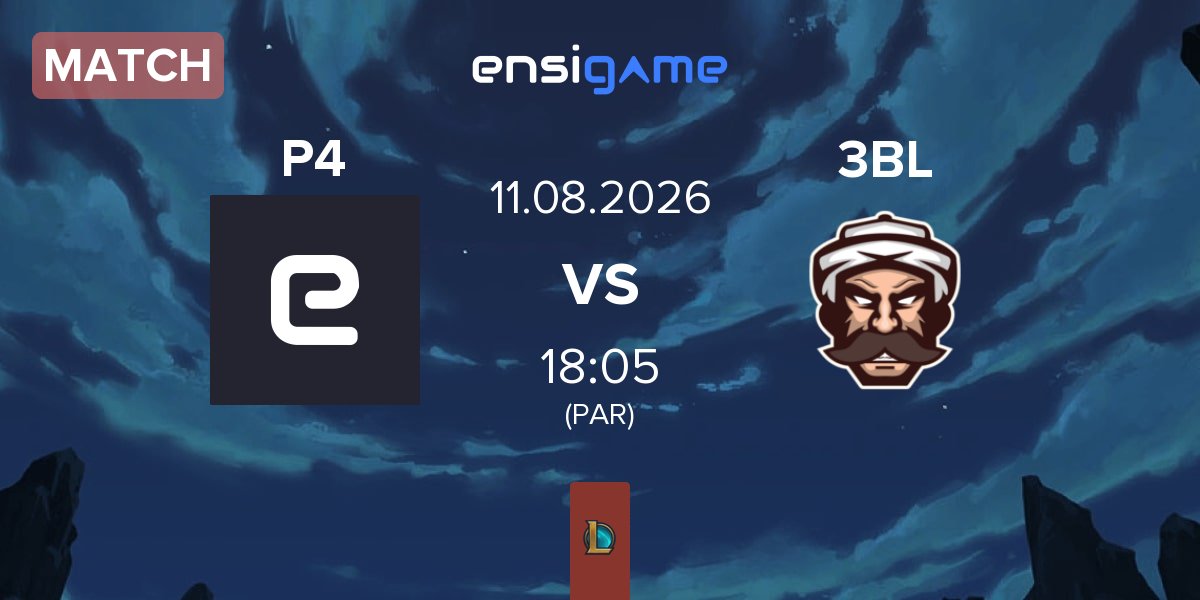 Partida Pyramid IV Esports P4 vs 3BL Esports 3BL | 11.08