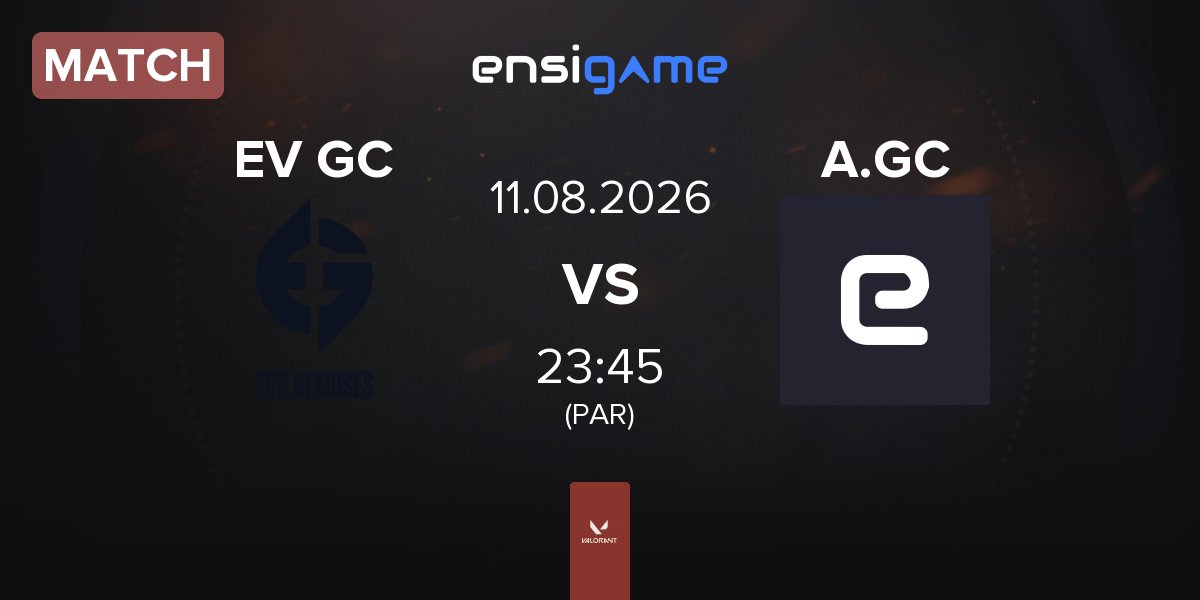 Match Evil Geniuses GC EV GC vs Arashi GC A.GC | 11.08