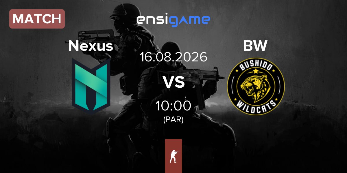 Match Nexus Gaming Nexus vs Bushido Wildcats BW | 16.08