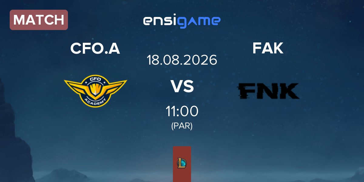 Partida CTBC Flying Oyster Academy CFO.A vs Frank Esports FAK | 18.08