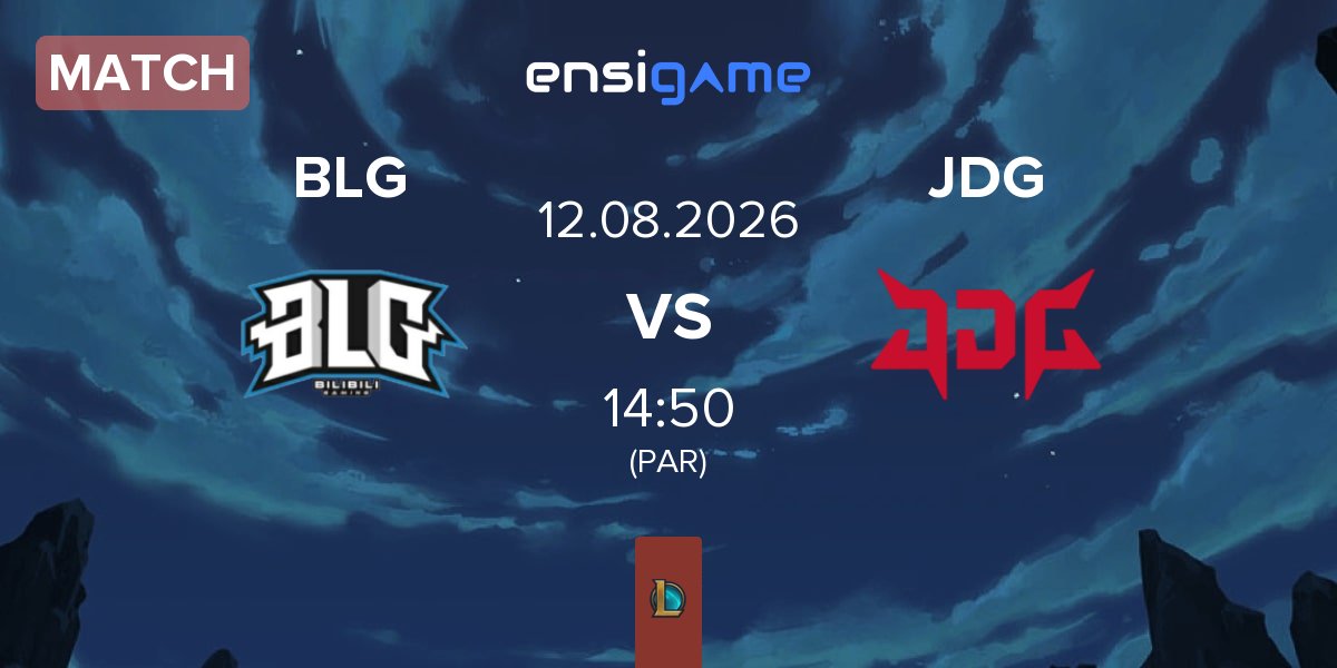 Partida Bilibili Gaming BLG vs JD Gaming JDG | 12.08