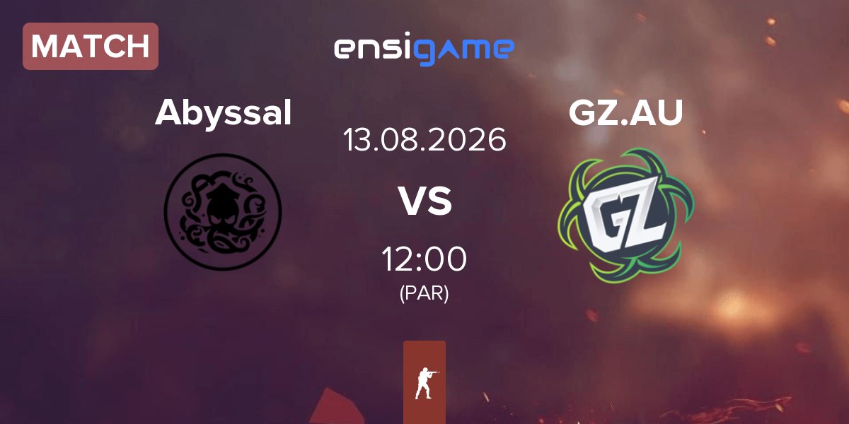 Match Team Abyssal Abyssal vs Ground Zero.AU GZ.AU | 13.08