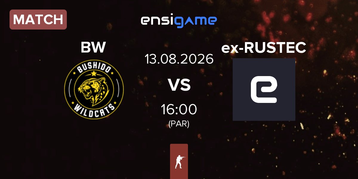 Match Bushido Wildcats BW vs ex-RUSTEC | 13.08