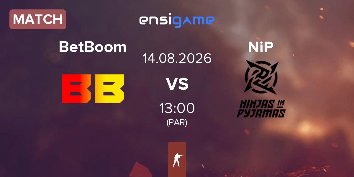 Partida BetBoom vs Ninjas in Pyjamas NiP | 14.08