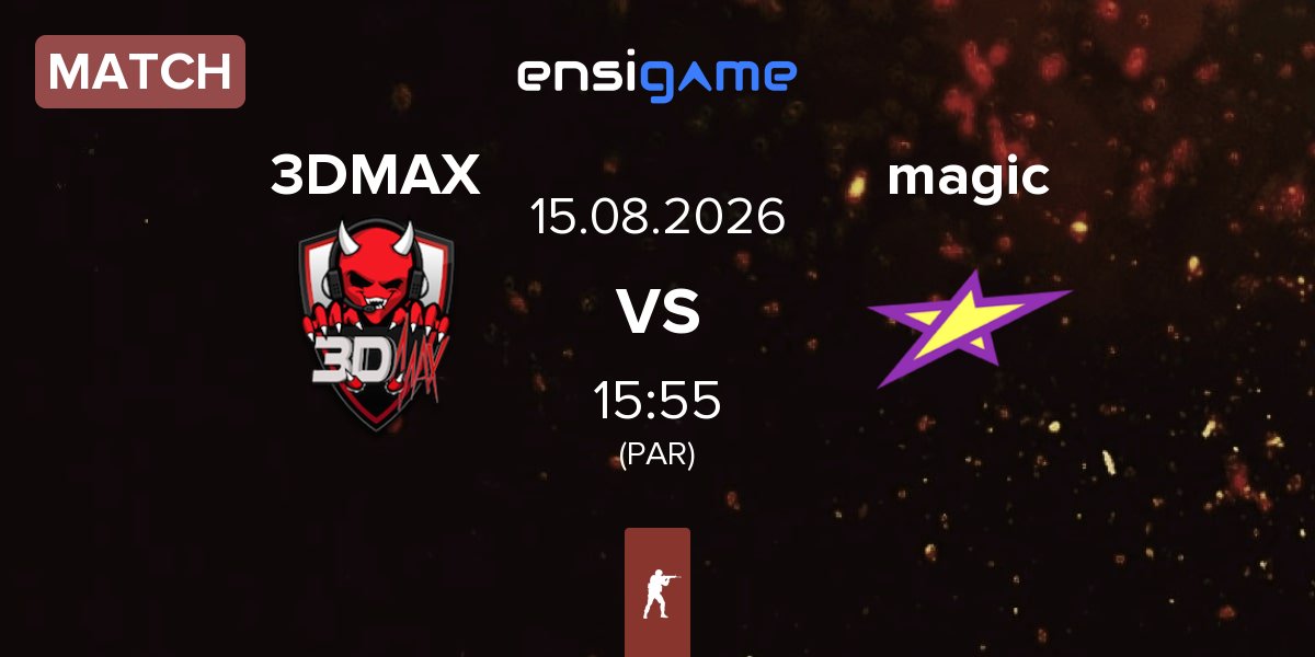 Partida 3DMAX vs magic | 15.08