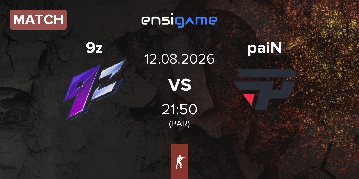 Partida 9z Team 9z vs paiN Gaming paiN | 12.08