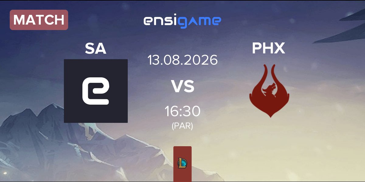 Match Shark Attack SA vs Team Phoenix PHX | 13.08