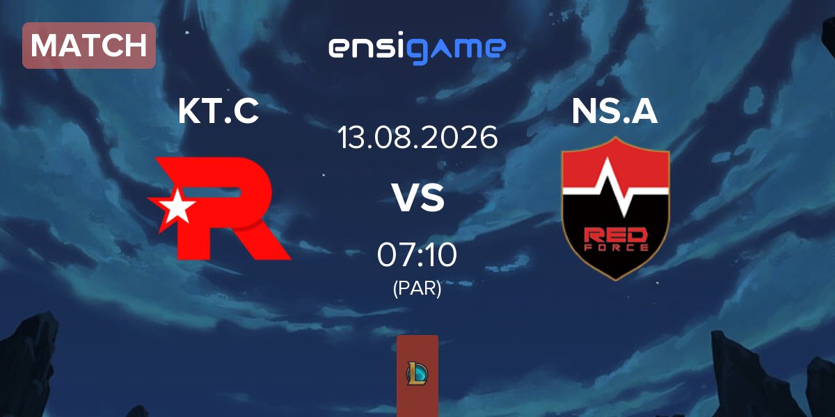 Partida KT Rolster Challengers KT.C vs Nongshim Esports Academy NS.A | 13.08