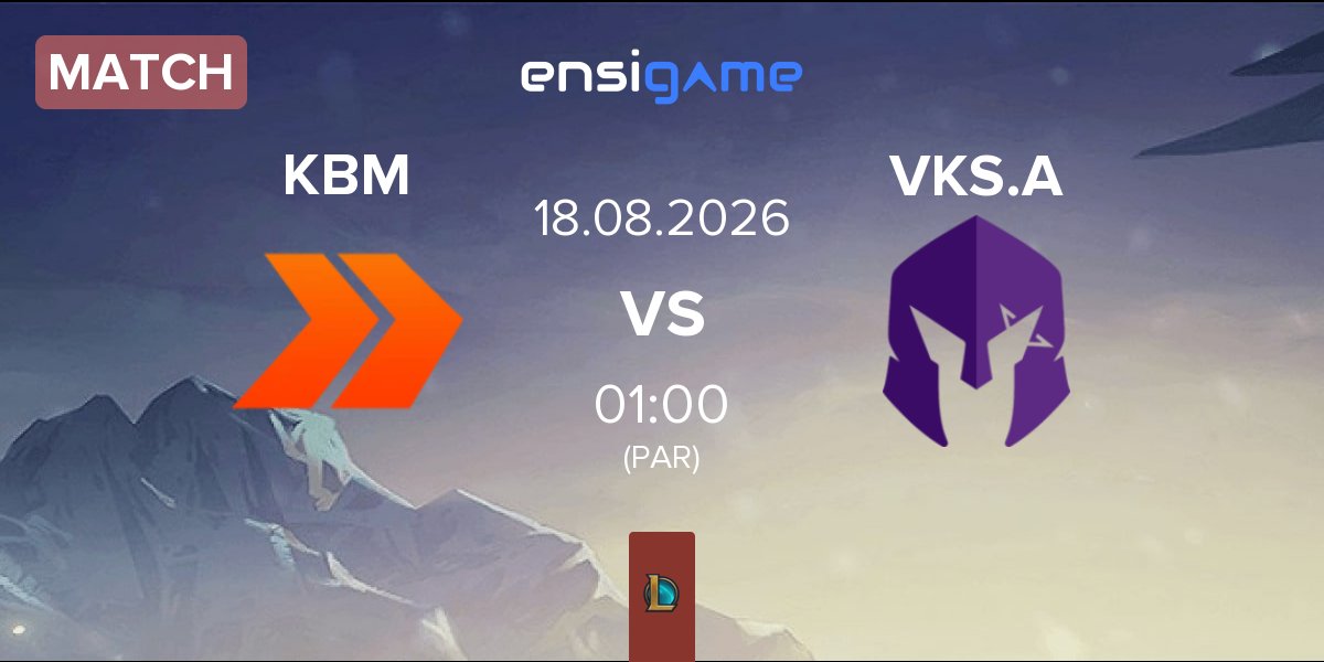 Match KaBuM!IDL KBM vs Vivo Keyd Stars Academy VKS.A | 18.08