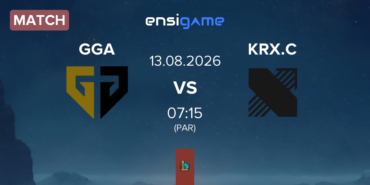 Match Gen.G Global Academy GGA vs Kiwoom DRX Challengers KRX.C | 13.08