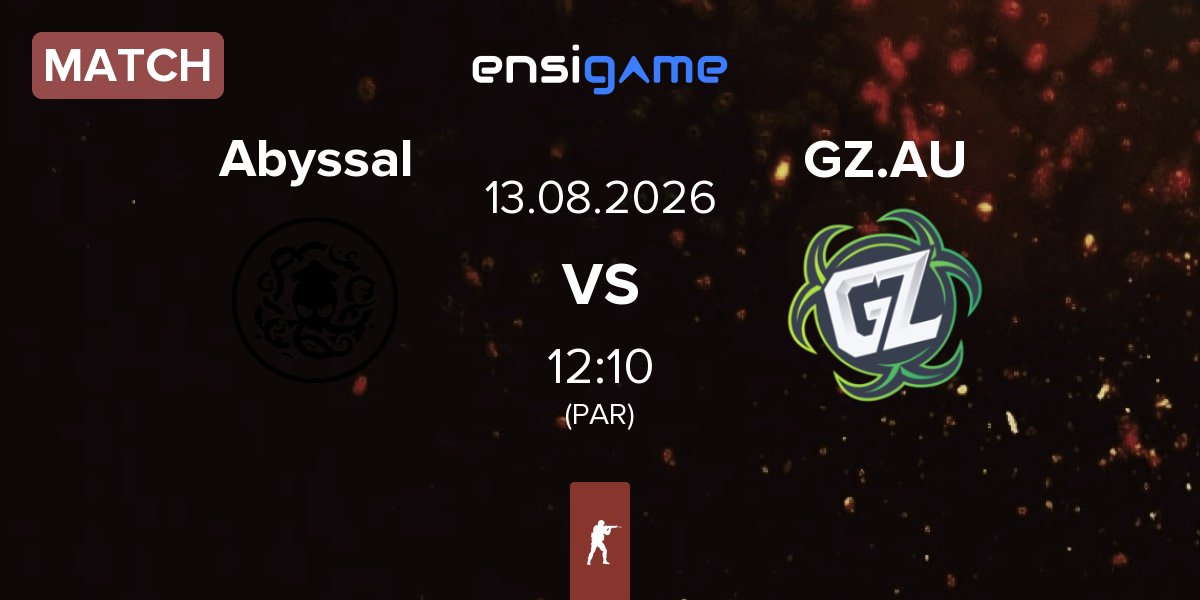 Match Team Abyssal Abyssal vs Ground Zero.AU GZ.AU | 13.08