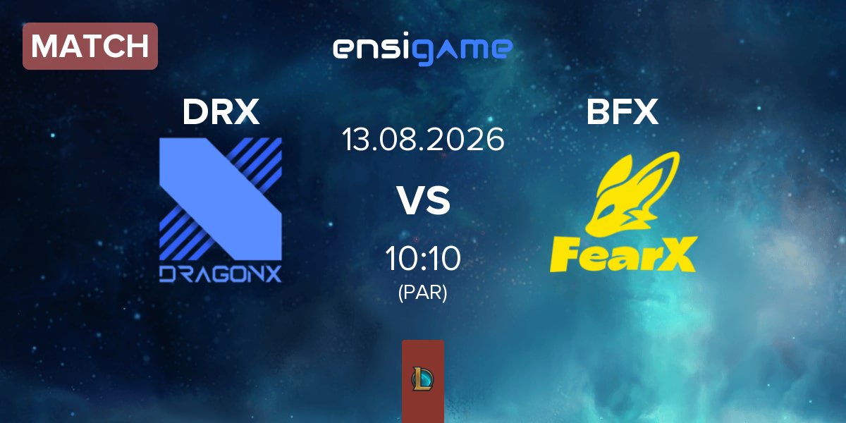 Partida Kiwoom DRX DRX vs BNK FearX BFX | 13.08