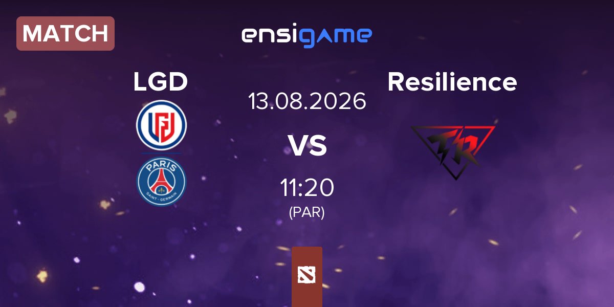Match LGD Gaming LGD vs Team Resilience Resilience | 13.08