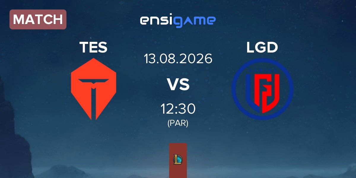 Partida TOP Esports TES vs LGD Gaming LGD | 13.08