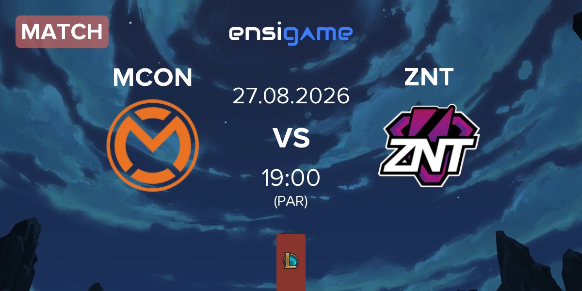 Match mCon esports MCON vs ZennIT ZNT | 27.08