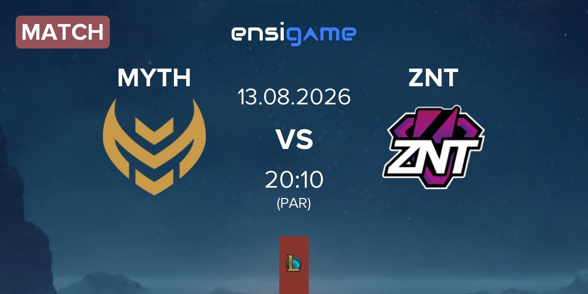 Match Myth Esports MYTH vs ZennIT ZNT | 13.08