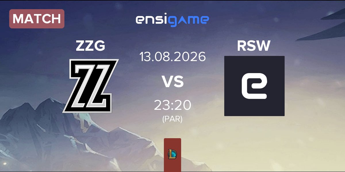 Match ZeroZone Gaming ZZG vs Role Swappers RSW | 13.08