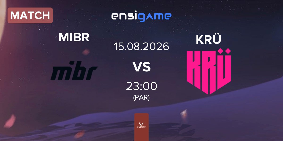 Partida Made in Brazil MIBR vs KRÜ Esports KRÜ | 15.08
